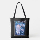 Tote Bag Tim Walz Retro 90s (Dos)