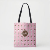 Tote Bag Tiny Jack Russell Terriers motif fourre-tout avec (Devant)