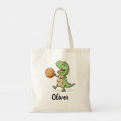 Tote Bag Tiny Trex Jouant au Basket (Dos)