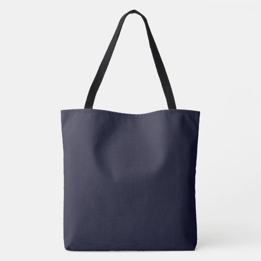 Tote Bag tirage abstrait MODERNE en bleu-gris-noir (Dos)