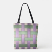 Tote Bag tissage de panier, ruban (Dos)
