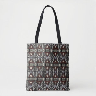 Tote Bag Tissu bilatéral Fourre-tout de Tapa de Fijian