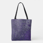 Tote Bag Tissu métallique rouillé foncé Royal violet Abstra (Dos)