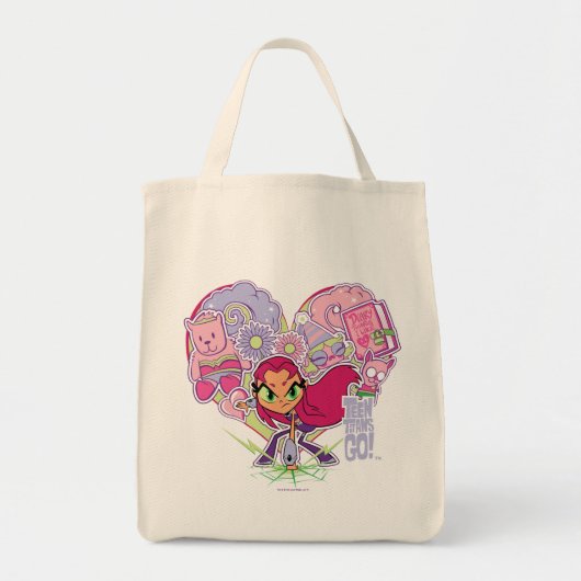 Tote Bag Titans Ados, allez ! | Graphique de pointes cardia (Devant)