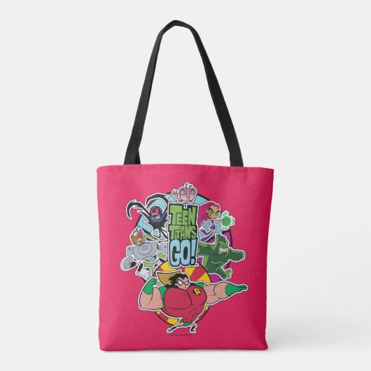 Tote Bag Titans Ados, allez ! | Graphique Groupe d'équipes (Dos)