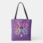 Tote Bag Titans Ados, partez ! | Emoticlones de Raven (Dos)