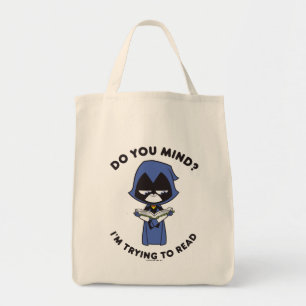 Tote Bag Titans Ados, partez !   Raven "J'essaie de lire"