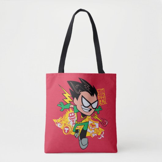 Tote Bag Titans Ados, partez ! | Robin's Arsenal Graphic (Devant)