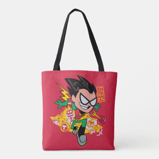 Tote Bag Titans Ados, partez ! | Robin's Arsenal Graphic (Dos)
