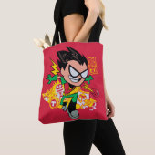 Tote Bag Titans Ados, partez ! | Robin's Arsenal Graphic (De près)