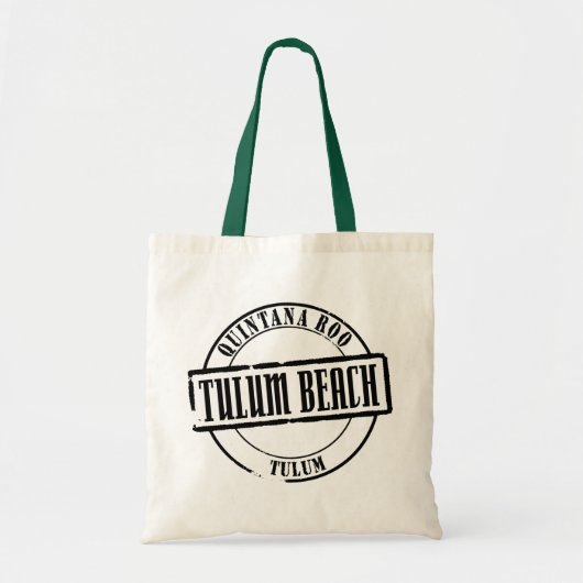 Tote Bag Titre de plage de Tulum (Devant)