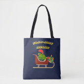 Tote Bag Toad-ally Merry Frog Christmas Tee (Devant)