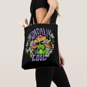 Tote Bag Toadadal Cool Colorful floral et la typographie de