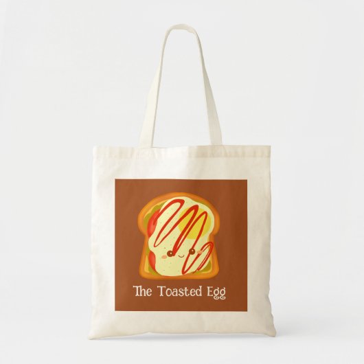 Tote Bag Toast Avocado Avec Oeuf Et Tomate (Devant)