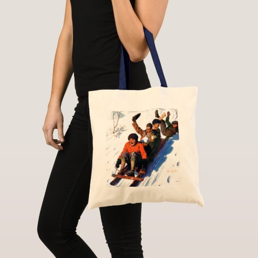 Tote Bag Tobagganing (Devant (produit))