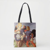 Tote Bag Tobias et l'Ange par Andrea del Verrocchio (Devant)