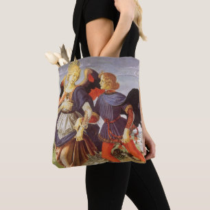 Tote Bag Tobias et l'Ange par Andrea del Verrocchio