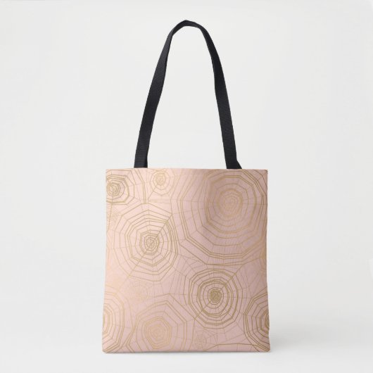 Tote Bag Toile d'araignée pastel : motif d'Halloween. (Devant)