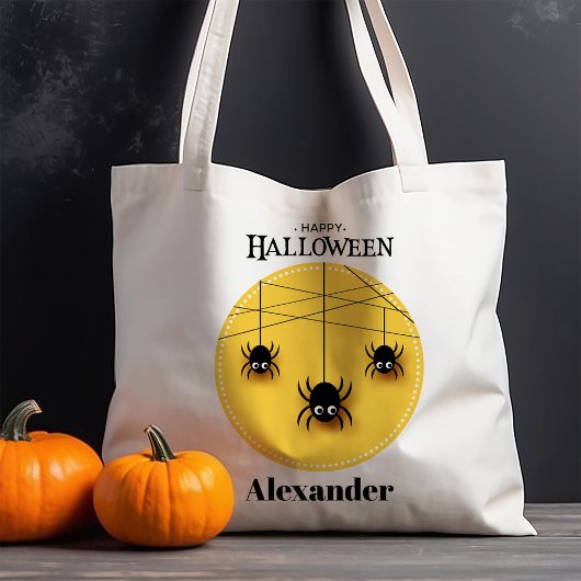 Tote Bag Toile d'araignées effrayantes Halloween