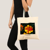 Tote Bag Toile de Marigolds jaune Fourre-tout (Devant (produit))