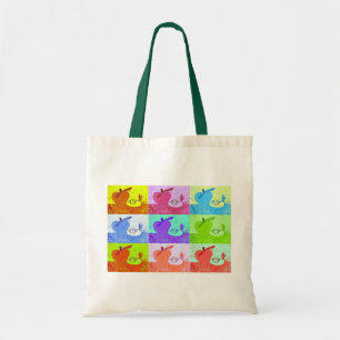 Tote Bag Toile de pommes pop art Fourre-tout