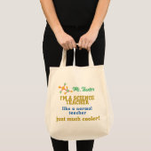 Tote Bag Toile de professeur de sciences Fourre-tout (Devant (produit))
