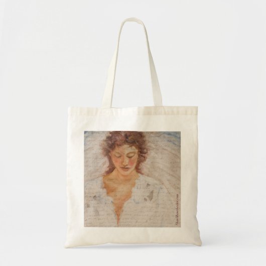 Tote Bag Toile Fourre-tout avec l'ange (Devant)