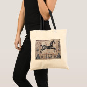 Tote Bag Toile Fourre-tout--Poney tissé (Devant (produit))