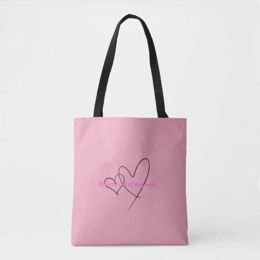 Tote Bag Toile Intérieure – L'art de la force cachée (Devant)