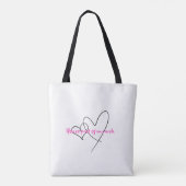 Tote Bag Toile Intérieure – L'art de la force cachée (Dos)