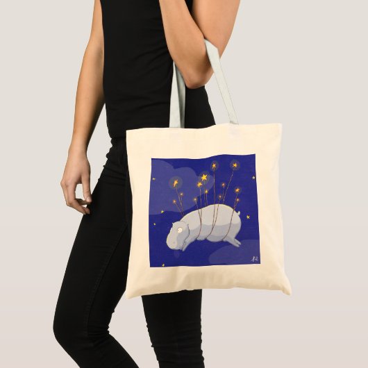 Tote Bag Toile lunatique Fourre-tout : Maintenant avec un (Devant (produit))