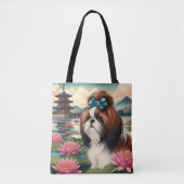 Tote Bag Toile Magnum Maximus Lotus Pond Fourre-tout (Devant)