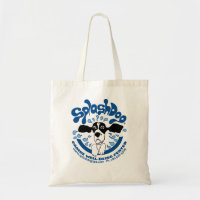 Toile polychrome fourre-tout de logo