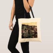 Tote Bag Toits et arrières de maisons de Vincent van Gogh (Devant (produit))