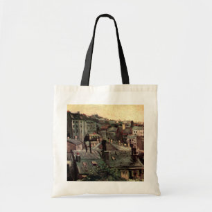 Tote Bag Toits et dos de maisons par Vincent van Gogh
