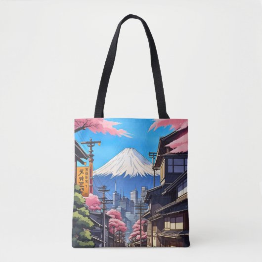 Tote Bag Tokyo Mt Fuji (Devant)