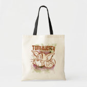 Tote Bag Tom et Jerry Brown et vert (Devant)