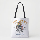 Tote Bag Tom & Jerry Golfing "No Way" (Devant)