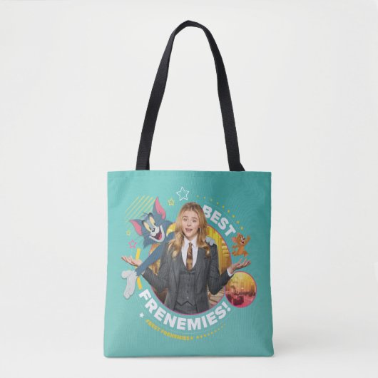 Tote Bag Tom & Jerry With Kayla - Meilleures Frenemies (Devant)
