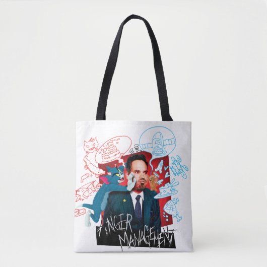 Tote Bag Tom & Jerry With Terrance - Anger Management (Devant)