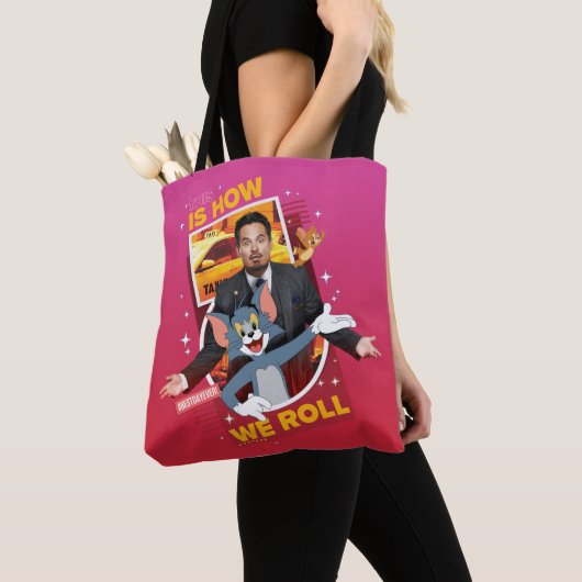 Tote Bag Tom & Jerry With Terrance - This Is How We Roll (De près)