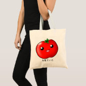 Tote Bag Tomate de Kawaii (Devant (produit))