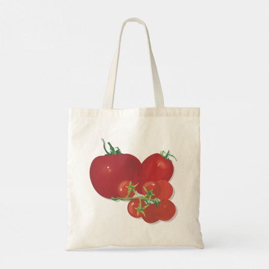 Tote Bag Tomates rouges mûres (Dos)