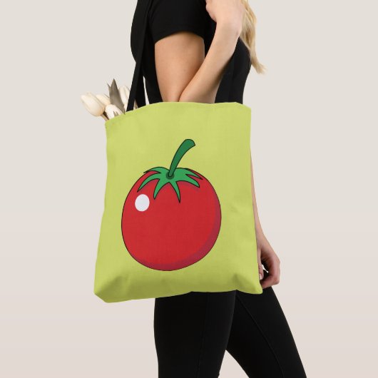 Tote Bag Tomato rouge (De près)
