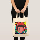 Tote Bag Tongue Twister (Devant (produit))