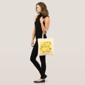 Tote Bag Tonnerre d'animal de porc (Devant (modèle))