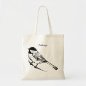 Tote Bag Tonnerre de chickadee à calotte noire (Devant)