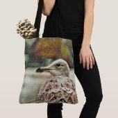 Tote Bag toony seagull (De près)