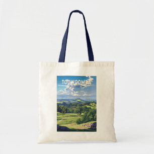 Tote Bag Toowoomba Australia Travel Art Vintage