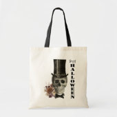 Tote Bag Top Hat Halloween Trou ou traitement (Devant)
